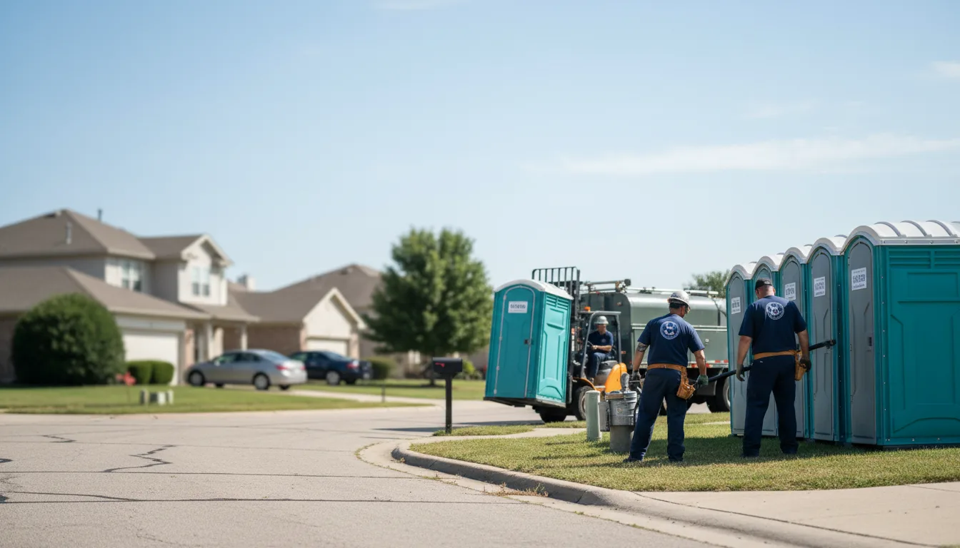Porta Potty Rental in Center Point, TX near me